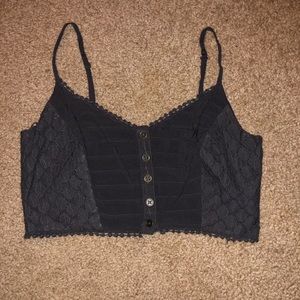 Charcoal grey Bandeau